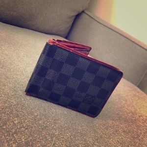 Used Damier Graphite canvas Louis Vuitton wallet